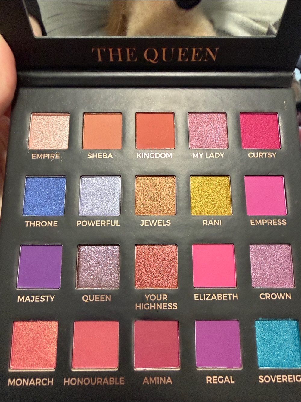 The Queen Eloise Eyeshadow Palette - Purple & Gold Artwork